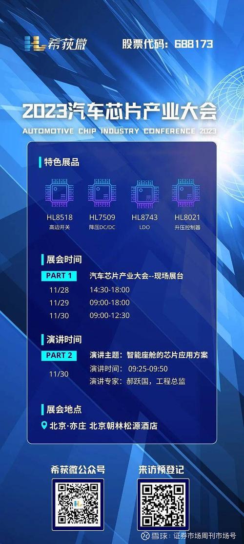 希荻微与您相约北京亦庄2023汽车芯片产业大会